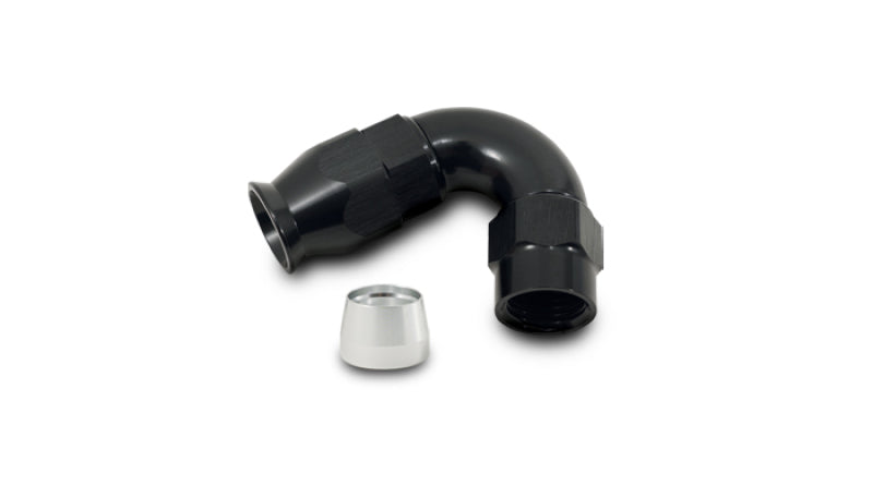 Vibrant 28208 FITS: -8AN 120 Degree Hose End Fitting for PTFE Lined Hose Fittings