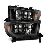 AlphaRex 880820 FITS: 07-13 Toyota Tundra NOVA LED Proj Headlights Alpha-Black w/Activ Light/Seq Signal/DRL Headlights