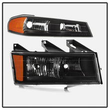 Load image into Gallery viewer, SPYDER 9032110 FITS:xTune Chevy Colorado 04-12 OEM Headlights w/ Bumper Lights Black HD-JH-CCOL04-SET-BK Headlights