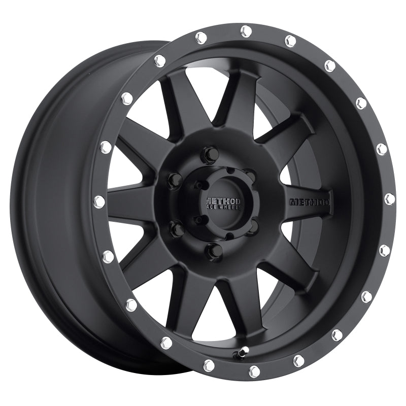 Method Wheels MR30178560500 FITS:Method MR301 The Standard 17x8.5 0mm Offset 6x5.5 108mm CB Matte Black Wheel Wheels Cast