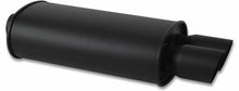 Load image into Gallery viewer, Vibrant 1145 FITS: StreetPower FLAT BLACK Oval Muffler with Single 3in Outlet 2.25in inlet I.D. Muffler