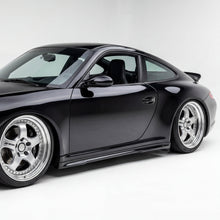 Load image into Gallery viewer, Polyurethane side skirts for 2005–2012 Porsche 997 Carrera Mach II, narrow body, by BetterBodies Motorsport.