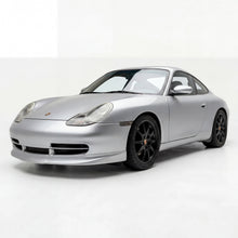 Load image into Gallery viewer, Polyurethane Porsche 996 GT3-style front spoiler lip for 1998-2001 models, designed by BetterBodies Motorsport.