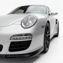 Load image into Gallery viewer, Polyurethane GT3-style front lip spoiler for Porsche 997.2 (2009-2012), designed for improved aerodynamics and sporty appearance.