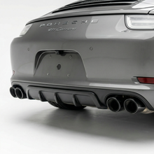 Load image into Gallery viewer, BetterBodies Motorsport Porsche 991.1 Aero Kit front lip and rear diffuser for 2012-2016 3D-rendered car modification image