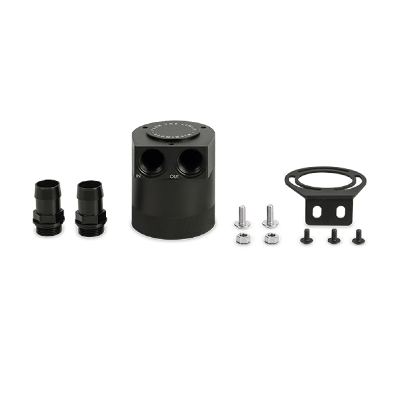 Mishimoto MMBCC-HF - Universal High Flow Baffled Oil Catch Can - Kit