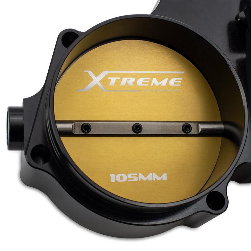 BLOX Racing BXIM-00255-BK - 2015+ Dodge Hellcat / Jeep Trackhawk 6.2L 105mm Electronic Billet Throttle Body - Black