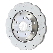 Load image into Gallery viewer, SHW 13-15 Audi RS5 4.2L Rear Drilled-Dimpled Lightweight Wavy Brake Rotor (8T0615601A)