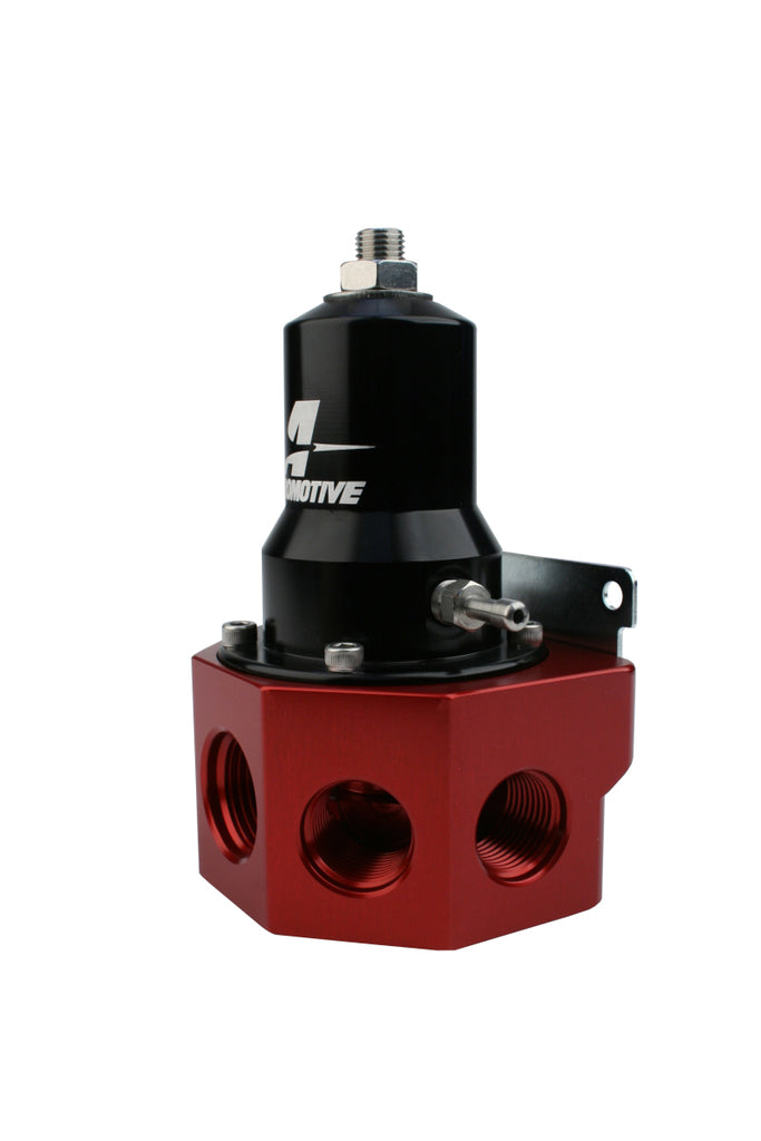 Aeromotive 13133 - Regulator - 30-120 PSI - .500 Valve - 4x AN-08 and AN-10 inlets / AN-10 Bypass