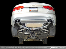 Load image into Gallery viewer, AWE Tuning 3020-43020 - Audi B8 / B8.5 S4 3.0T Track Edition Exhaust - Diamond Black Tips (90mm)