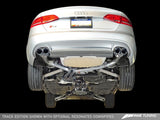 AWE Tuning 3020-43020 - Audi B8 / B8.5 S4 3.0T Track Edition Exhaust - Diamond Black Tips (90mm)