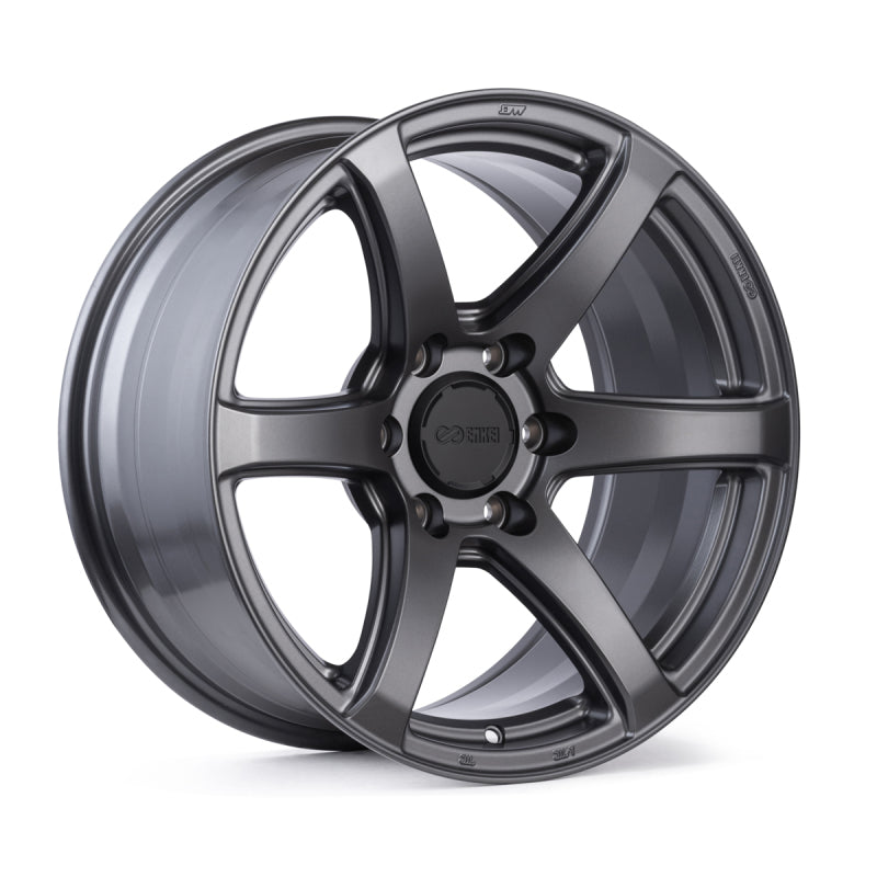 Enkei 539-885-6538GM - T6R 18x8.5 38mm Offset 5x114.3 Bolt Pattern 72.6 Bore Gloss Gunmetal Wheel