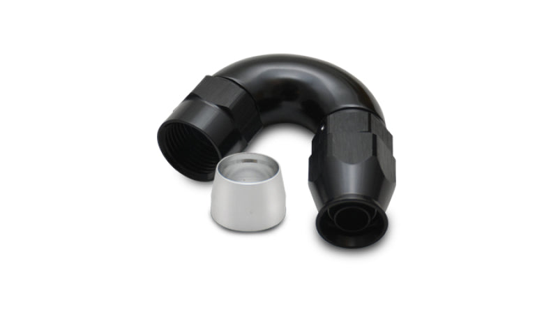 Vibrant 28504 - -4AN 150 Degree Hose End Fitting for PTFE Lined Hose