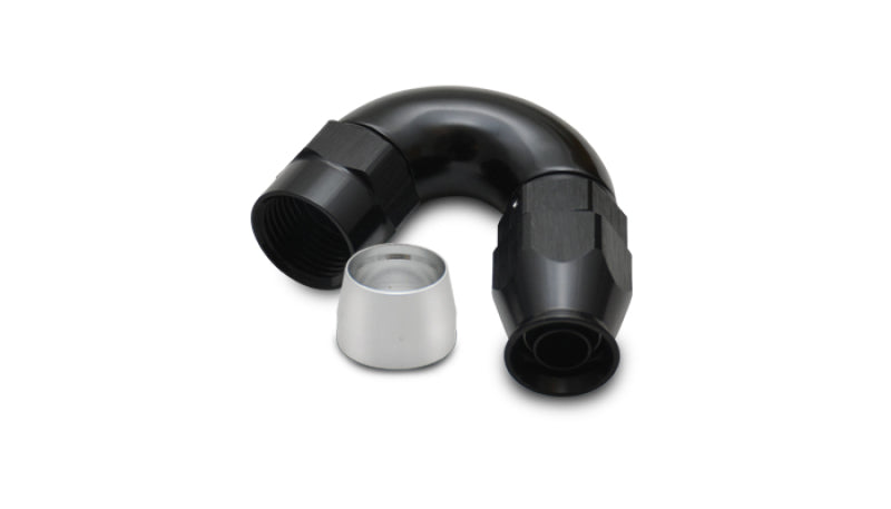 Vibrant 28506 - -6AN 150 Degree Hose End Fitting for PTFE Lined Hose