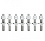 BLOX Racing SUS303 Stainless Steel Exhaust Manifold Stud Kit M8 x 1.25mm 45mm in Length - 9-piece