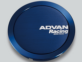 Advan V2080 - 73mm Full Flat Centercap - Blue Anodized