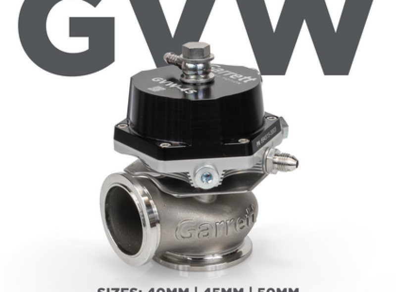 Garrett 908828-0003 - GVW-45 45mm Wastegate Kit - Black