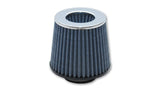 Vibrant 2161C - Open Funnel Perf Air Filter (5in Cone O.D. x 5in Tall x 4.5in inlet I.D.) Chrome Filter Cap