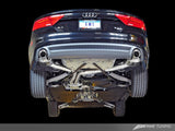 AWE Tuning 3015-33064 - Audi C7 A7 3.0T Touring Edition Exhaust - Dual Outlet Diamond Black Tips