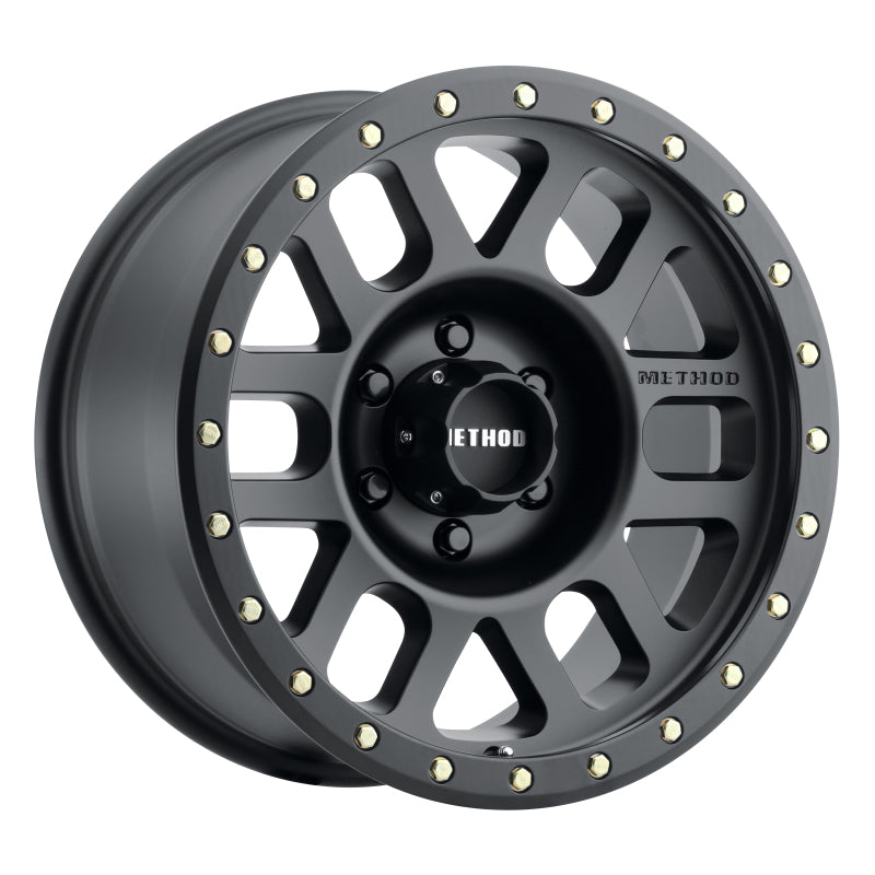 Method Wheels MR30978516500 - Method MR309 Grid 17x8.5 0mm Offset 6x135 94mm CB Matte Black Wheel