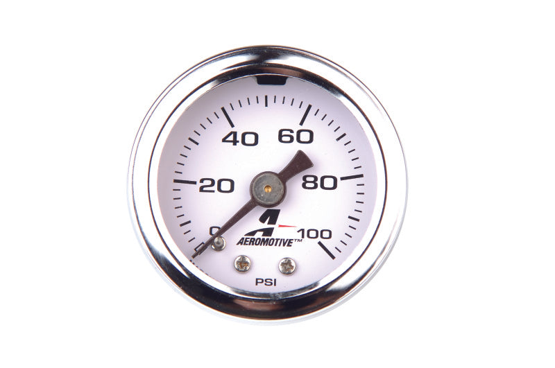 Aeromotive 15633 - 0-100 PSI Fuel Pressure Gauge