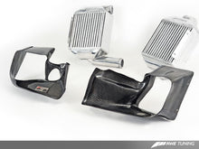 Load image into Gallery viewer, AWE Tuning 4510-11040 - Audi 2.7T Performance Intercooler Kit - w/Carbon Fiber Shrouds