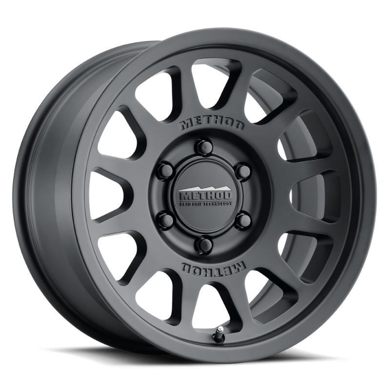 Method Wheels MR70368060500 - Method MR703 16x8 0mm Offset 6x5.5 106.25mm CB Matte Black Wheel