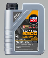 Load image into Gallery viewer, LIQUI MOLY 1L Top Tec 6200 Motor Oil 0W20