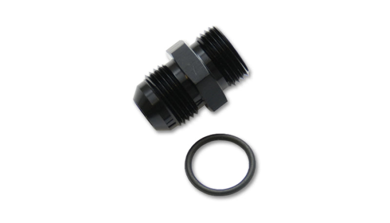 Vibrant 16830 - -8AN Flare to AN Straight Cut Thread (9/16-18) with O-Ring Adapter Fitting