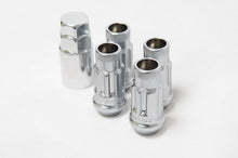 Load image into Gallery viewer, Wheel Mate 32901SS - 12x1.25 48mm Muteki SR48 Silver Open End Locking Lug Nut - Set of 4