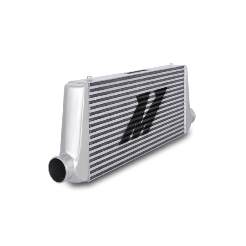 Mishimoto MMINT-UR - Universal Silver R Line Intercooler Overall Size: 31x12x4 Core Size: 24x12x4 Inlet / Outle