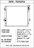 CSF 7076 - 06-14 Toyota FJ Cruiser 4.0L / 03-09 Toyota 4Runner 4.0L / 2010 Toyota 4Runner 2.7L Radiator