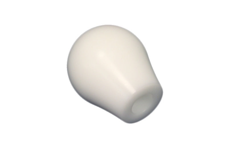 Torque Solution TS-UNI-108bw - Delrin Tear Drop Shift Knob (White) Universal 10x1.5