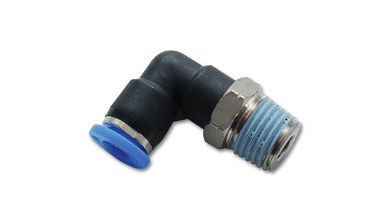 Vibrant 2666 - Male Elbow Pneumatic Vacuum Fitting (1/8in NPT Thread) - for use with 3/8in(9.5mm) OD tubing