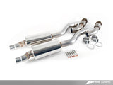 AWE Tuning 3215-11030 - Audi B8 / C7 3.0T Resonated Downpipes for S4 / S5 / A6 / A7