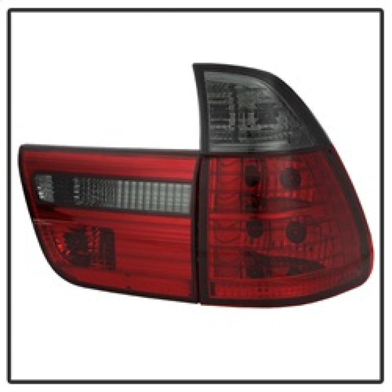 SPYDER 5000842 -Spyder BMW E53 X5 00-06 4PCS Euro Style Tail Lights- Red Smoke ALT-YD-BE5300-RS