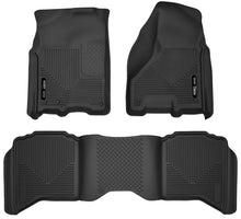 Load image into Gallery viewer, Husky Liners FITS: 09-18 Dodge Ram 1500 Crew Cab X-Act Contour Front &amp; Second Seat Floor Liners - Black