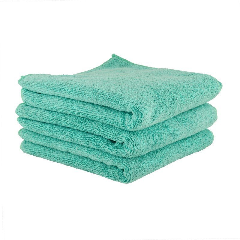 Chemical Guys MICMGREEN03 - Workhorse Microfiber Towel (Exterior)- 16in x 16in - Green - 3 Pack
