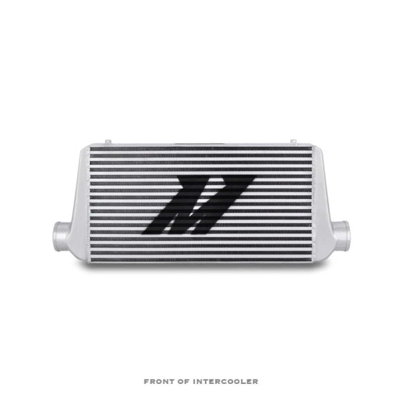 Mishimoto MMINT-UR - Universal Silver R Line Intercooler Overall Size: 31x12x4 Core Size: 24x12x4 Inlet / Outle