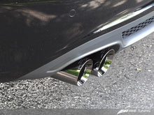 Load image into Gallery viewer, AWE Tuning 3015-43020 - Audi B8 A4 Touring Edition Exhaust - Quad Tip Diamond Black Tips