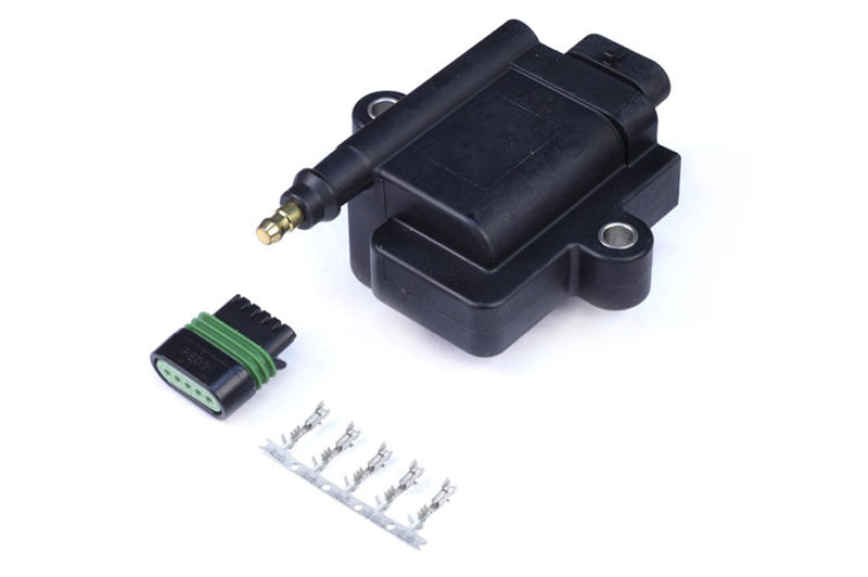 Haltech HT-020114 - High Output IGN-1A Inductive Coil w/Built-In Ignitor (Incl Plug & Pins)