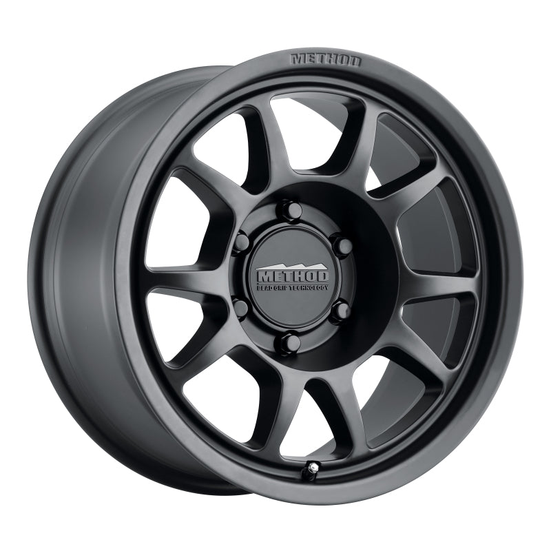 Method Wheels MR70278560500 - Method MR702 17x8.5 0mm Offset 6x5.5 106.25mm CB Matte Black Wheel