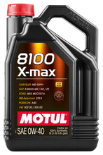 Load image into Gallery viewer, Motul 5L Synthetic Engine Oil 8100 0W40 X-MAX - Porsche A40