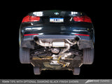 AWE Tuning 3010-33028 - BMW F3X 335i/435i Touring Edition Axle-Back Exhaust - Diamond Black Tips (90mm)