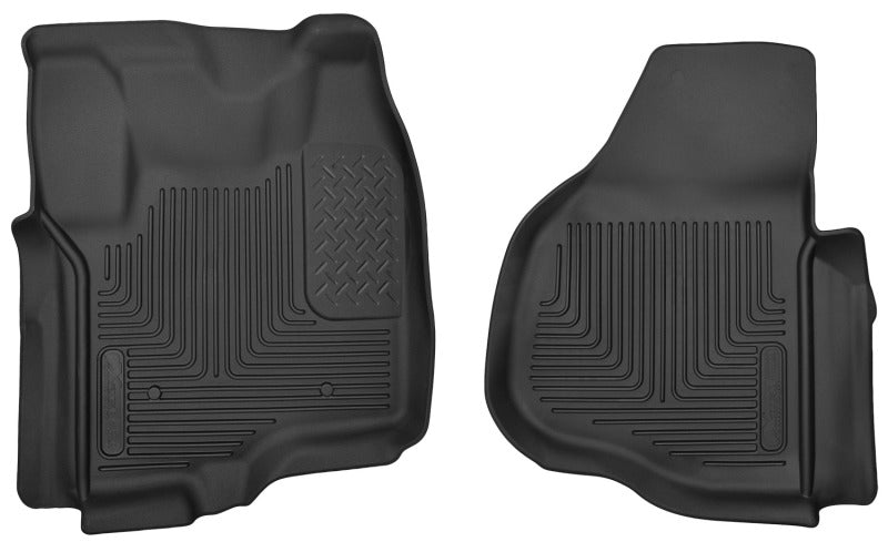 Husky Liners FITS: 53321 - 12-13 F-250/F-350/F-450 Super Duty X-Act Contour Black Front Floor Liners