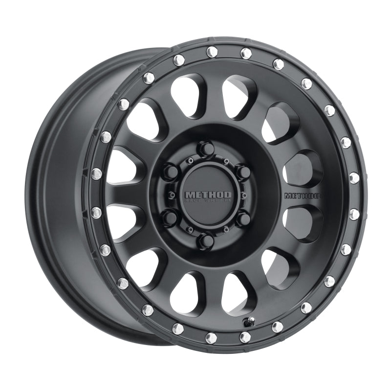 Method Wheels MR31578560500 - Method MR315 17x8.5 0mm Offset 6x5.5 106.25mm CB Matte Black Wheel