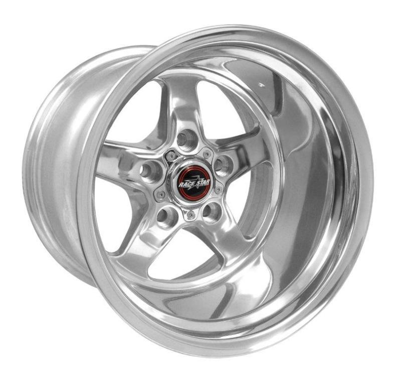 Race Star 92-512247DP - 92 Drag Star 15x12.00 5x4.75bc 4.00bs Direct Drill Polished Wheel