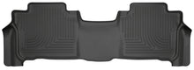 Load image into Gallery viewer, Husky Liners FITS: 14091 - 13-16 Lexus LX570 / 13-16 Toyota Land Cruiser WeatherBeater 2nd Row Black Floor Liners