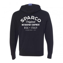 Load image into Gallery viewer, SPARCO SP04800NR2M -Sparco Sweatshirt ZIP Garage BLK - Medium
