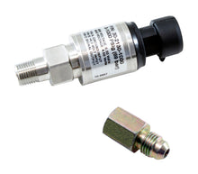 Load image into Gallery viewer, AEM 30-2130-1000 - 1000 PSIg Stainless Sensor Kit - 1/8in NPT Male Thread to -4 Adapter